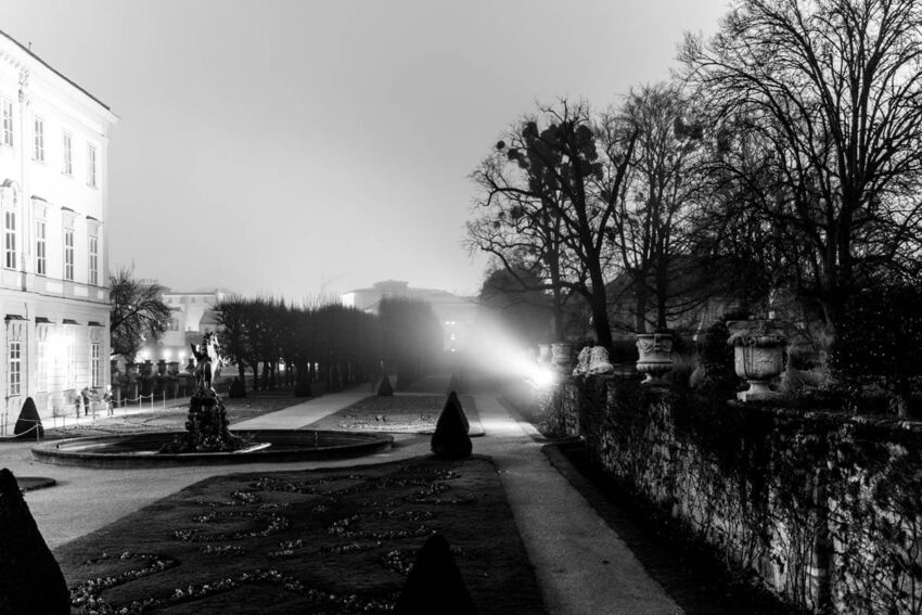 Nebelspaziergang im Dezember – Salzburg Mirabellgarten