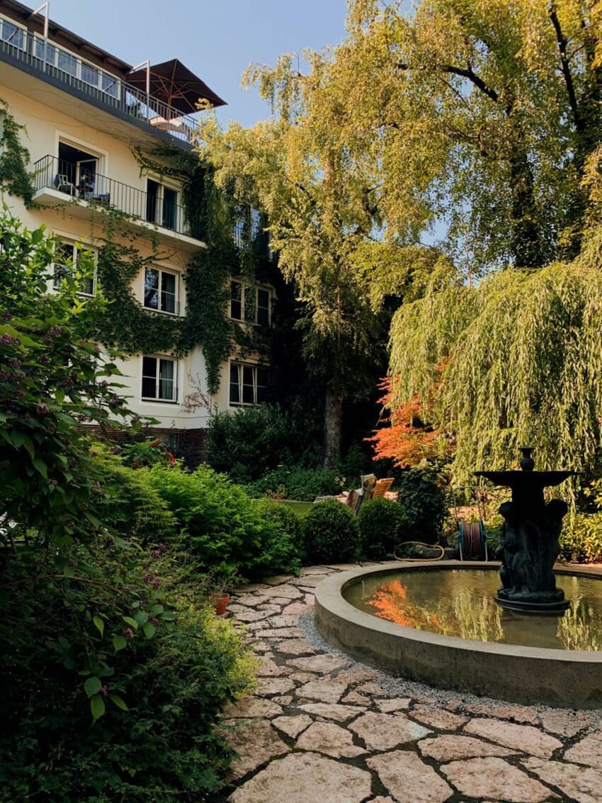 Hotel Auersperg in Salzburg – Stadtoase im Andräviertel – Garten